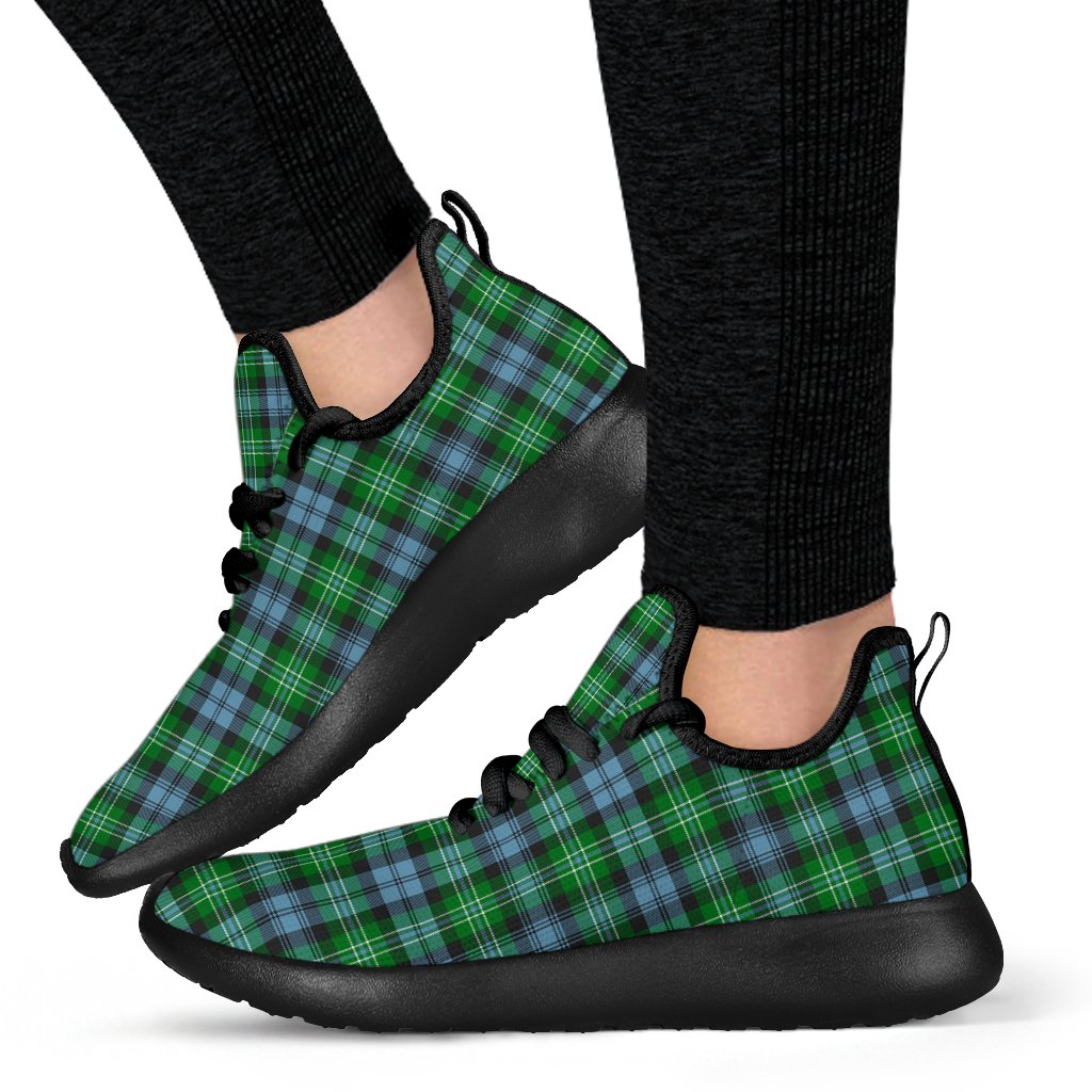 Arbuthnot Ancient Tartan Plaid Mesh Knit Sneakers