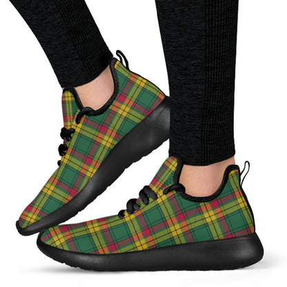 MacMillan Old Ancient Tartan Plaid Mesh Knit Sneakers