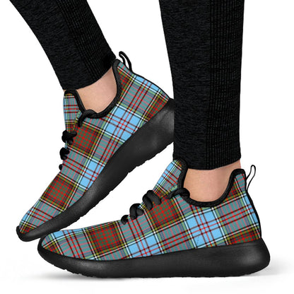 Anderson Ancient Tartan Plaid Mesh Knit Sneakers