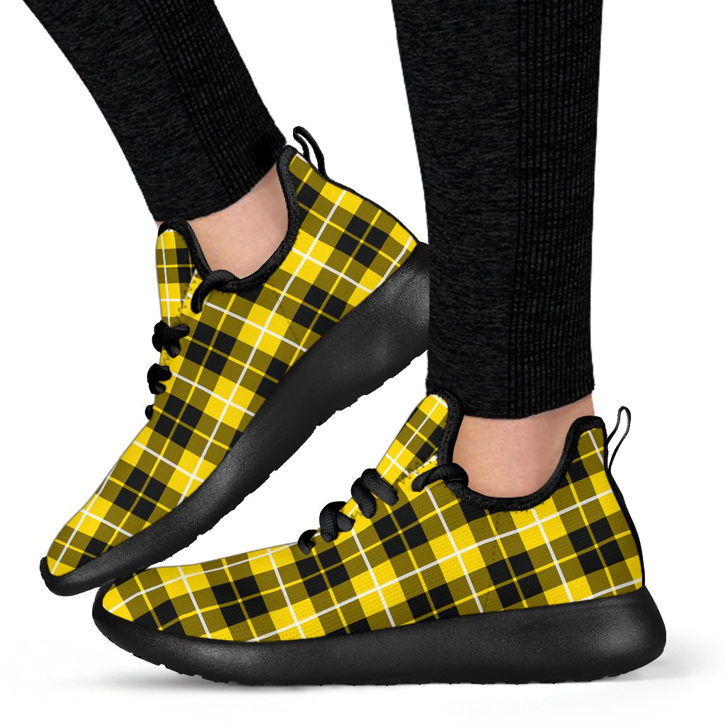 Barclay Dress Modern Tartan Plaid Mesh Knit Sneakers