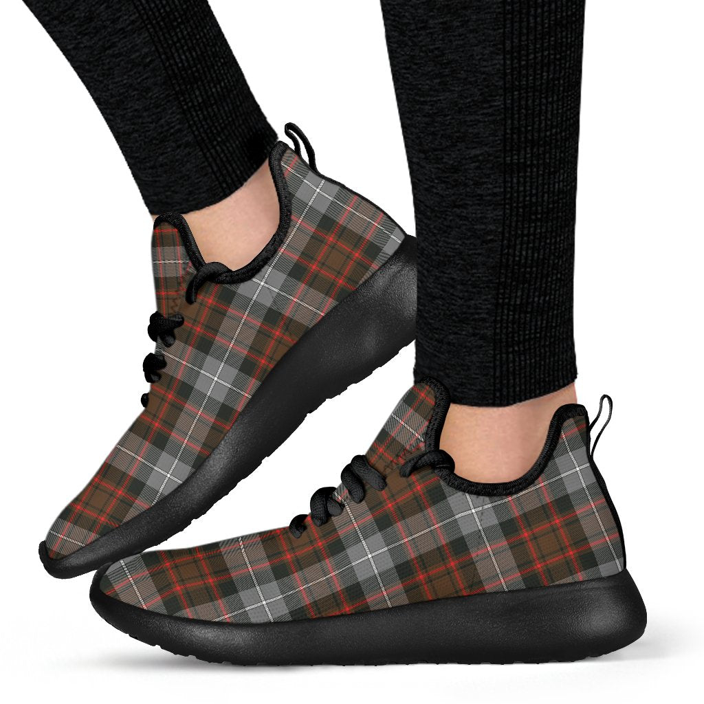 MacRae Hunting Weathered Tartan Plaid Mesh Knit Sneakers