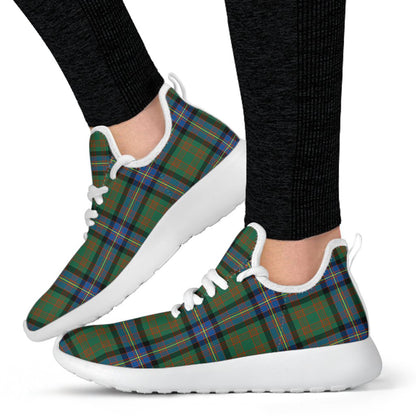 Cochrane Ancient Tartan Plaid Mesh Knit Sneakers