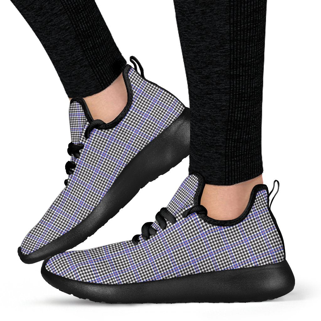 Sir Walter Scott Tartan Plaid Mesh Knit Sneakers