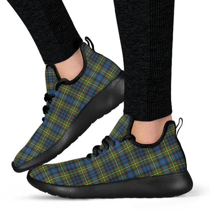 MacLellan Ancient Tartan Plaid Mesh Knit Sneakers