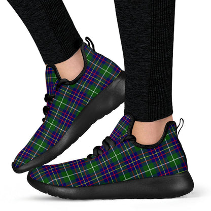 Inglis Modern Tartan Plaid Mesh Knit Sneakers