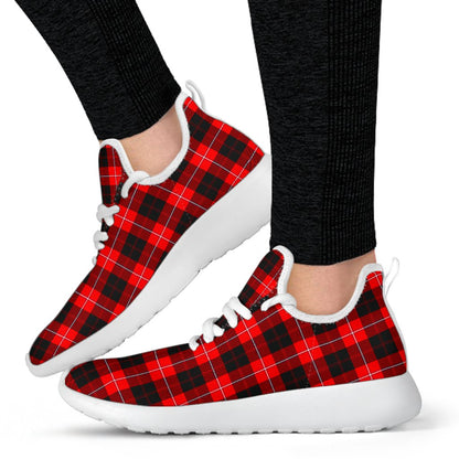 Cunningham Modern Tartan Plaid Mesh Knit Sneakers