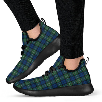 Forbes Ancient Tartan Plaid Mesh Knit Sneakers