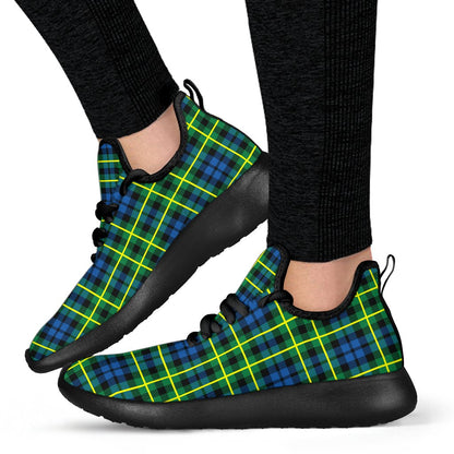 Campbell of Breadalbane Ancient Tartan Plaid Mesh Knit Sneakers