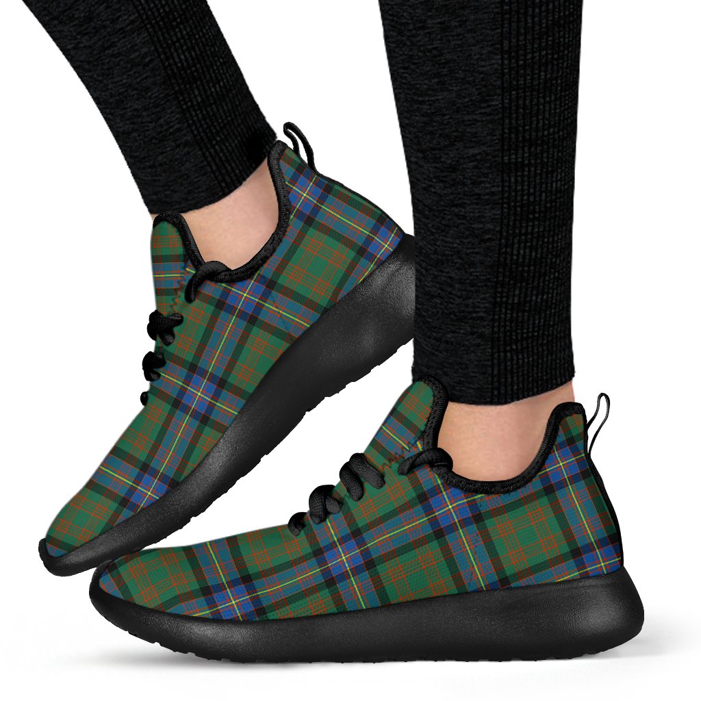 Cochrane Ancient Tartan Plaid Mesh Knit Sneakers