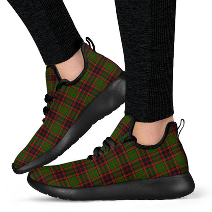 Buchan Modern Tartan Plaid Mesh Knit Sneakers