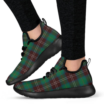 Chisholm Hunting Ancient Tartan Plaid Mesh Knit Sneakers