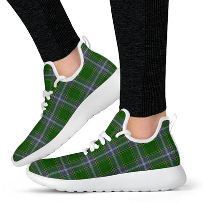 Pringle Tartan Plaid Mesh Knit Sneakers