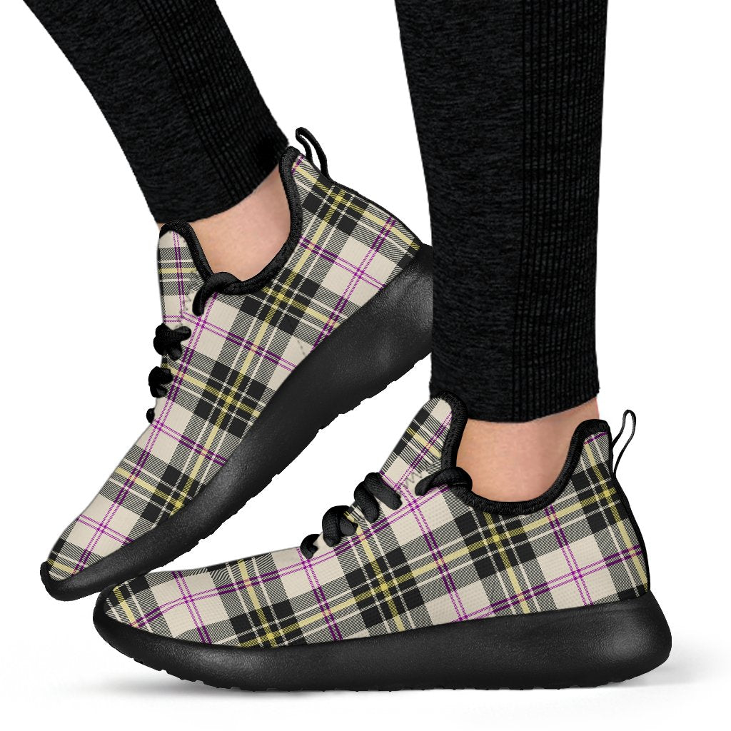 MacPherson Dress Ancient Tartan Plaid Mesh Knit Sneakers