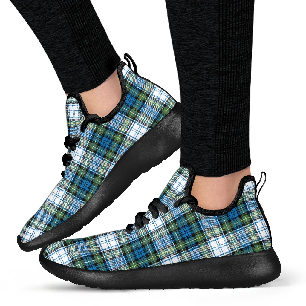 Campbell Dress Ancient Tartan Plaid Mesh Knit Sneakers