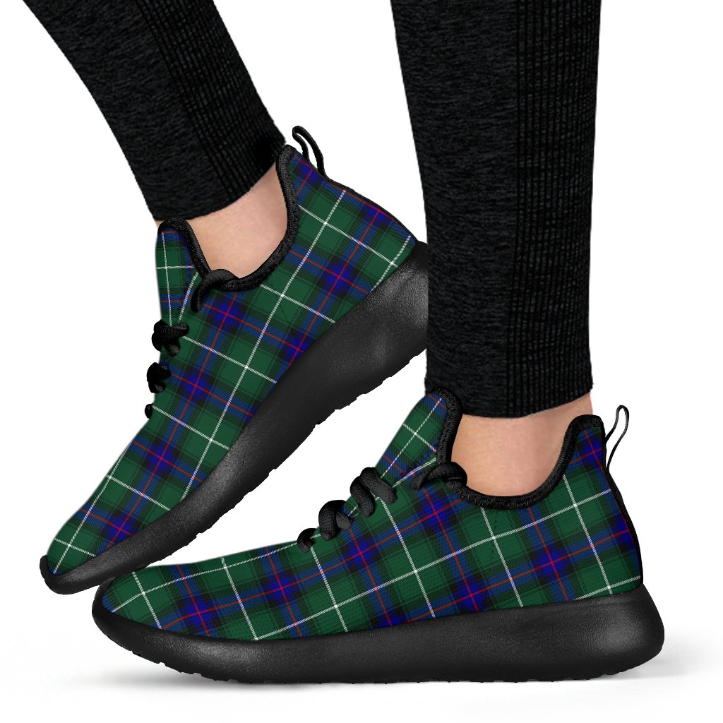 MacDonald of the Isles Hunting Modern Tartan Plaid Mesh Knit Sneakers