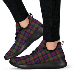 MacDonald Modern Tartan Plaid Mesh Knit Sneakers