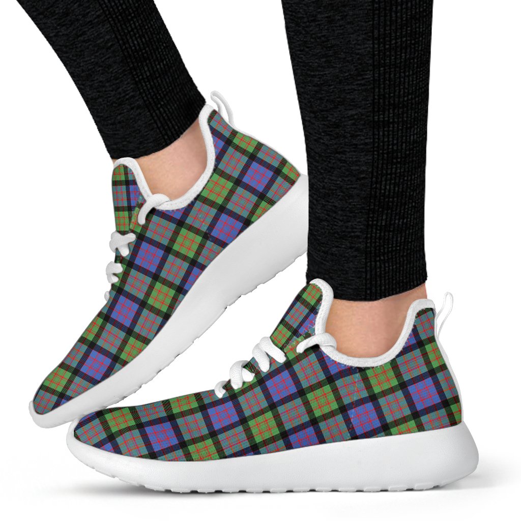 MacDonald Ancient Tartan Plaid Mesh Knit Sneakers