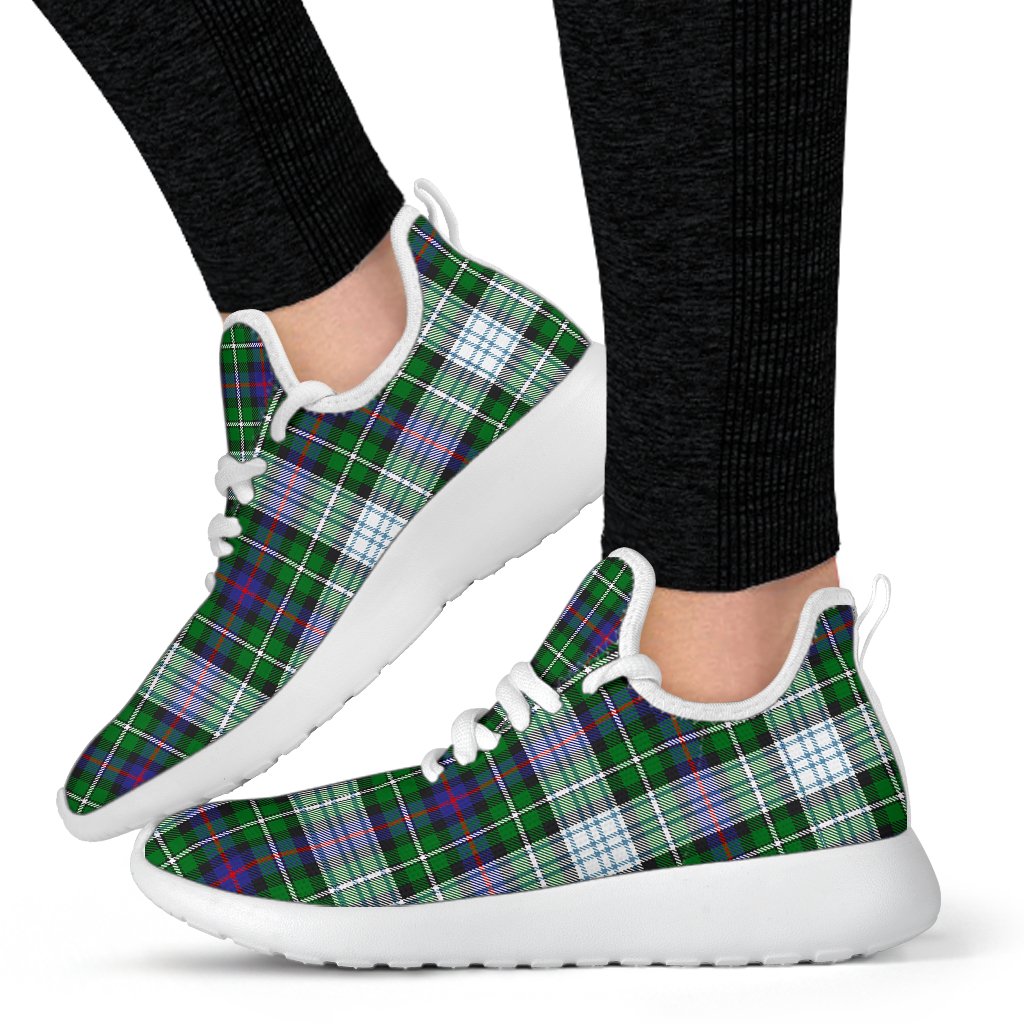 MacKenzie Dress Modern Tartan Plaid Mesh Knit Sneakers