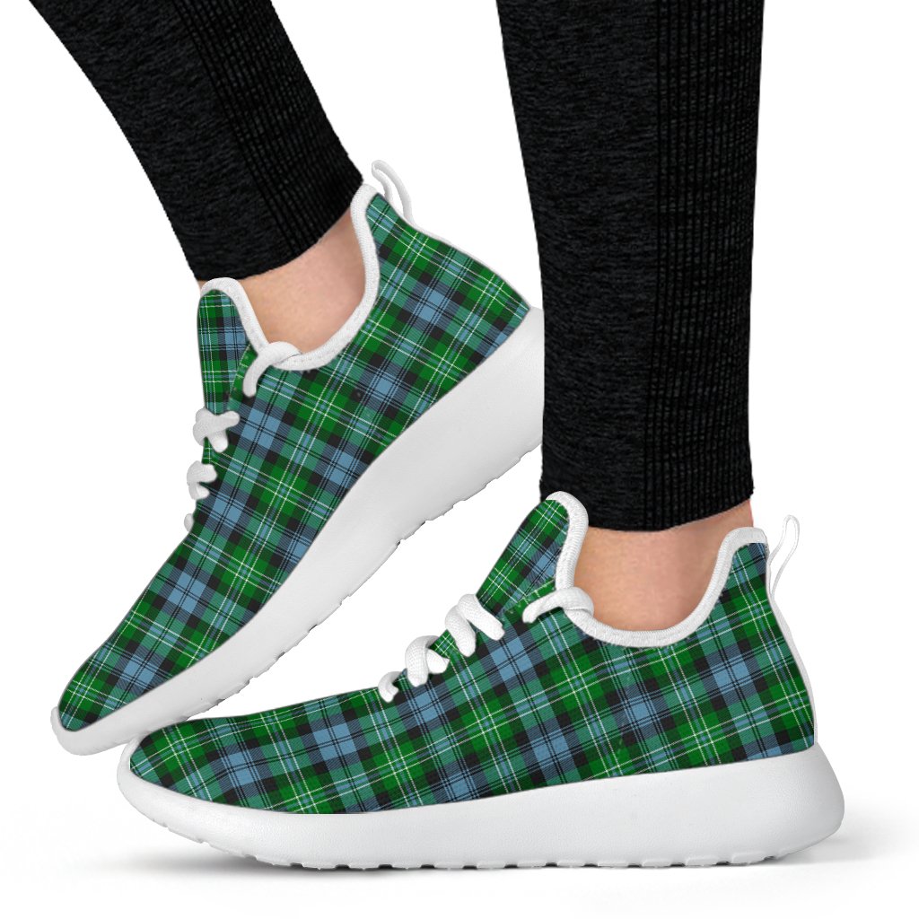 Arbuthnot Ancient Tartan Plaid Mesh Knit Sneakers