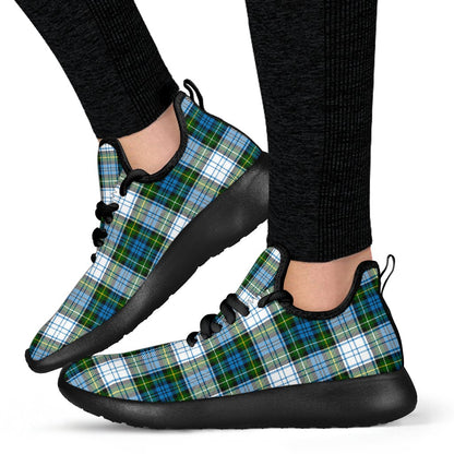 Campbell Dress Tartan Plaid Mesh Knit Sneakers