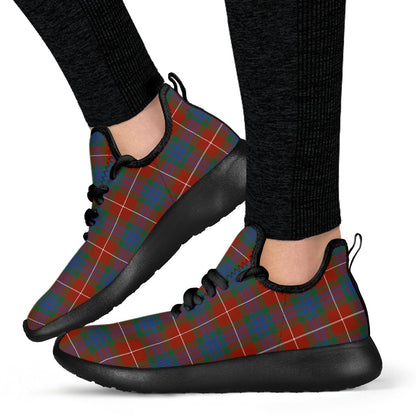 Fraser Ancient Tartan Plaid Mesh Knit Sneakers