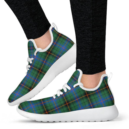 Davidson Ancient Tartan Plaid Mesh Knit Sneakers