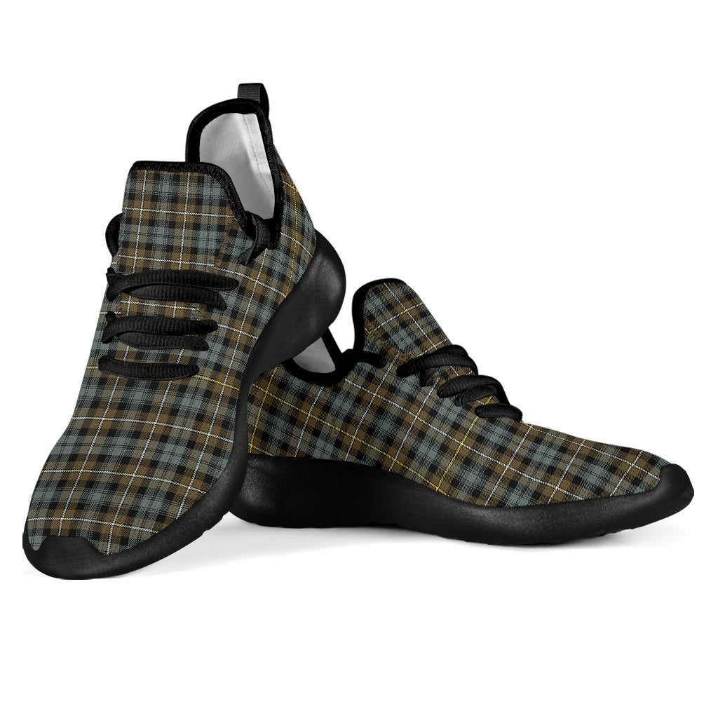 Campbell Argyll Weathered Tartan Plaid Mesh Knit Sneakers