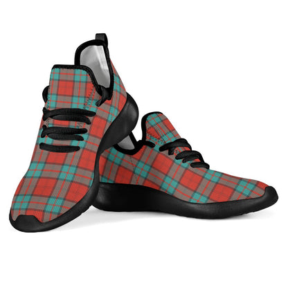 Dunbar Ancient Tartan Plaid Mesh Knit Sneakers