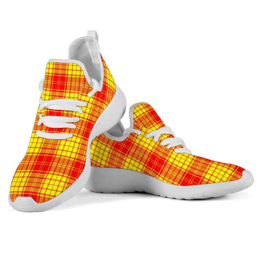 MacMillan Clan Tartan Plaid Mesh Knit Sneakers