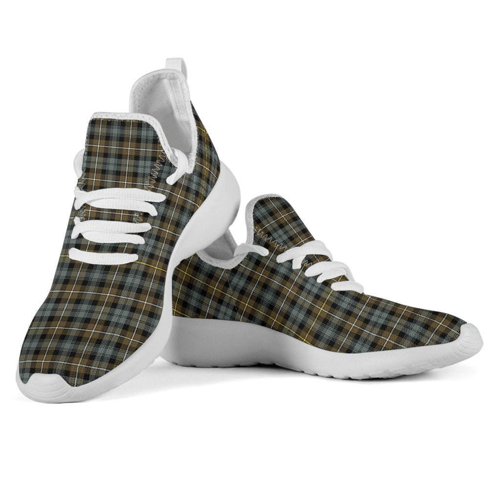 Campbell Argyll Weathered Tartan Plaid Mesh Knit Sneakers