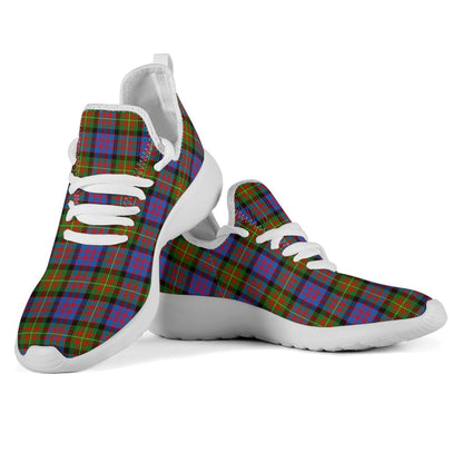 Carnegie Ancient Tartan Plaid Mesh Knit Sneakers