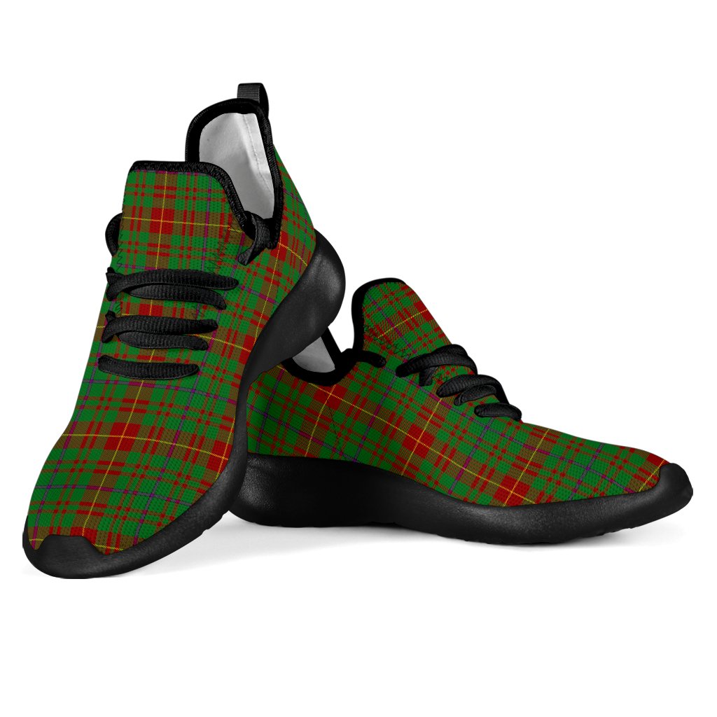 Fulton Tartan Plaid Mesh Knit Sneakers
