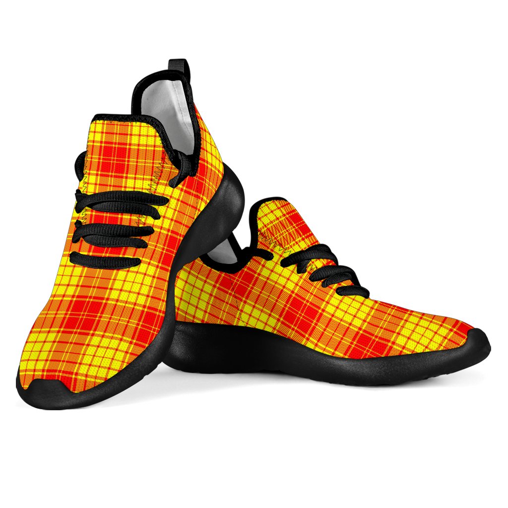 MacMillan Clan Tartan Plaid Mesh Knit Sneakers