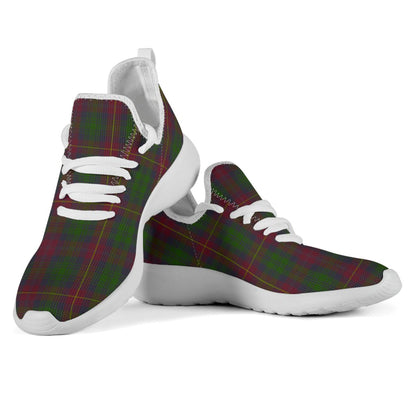 Cairns Tartan Plaid Mesh Knit Sneakers