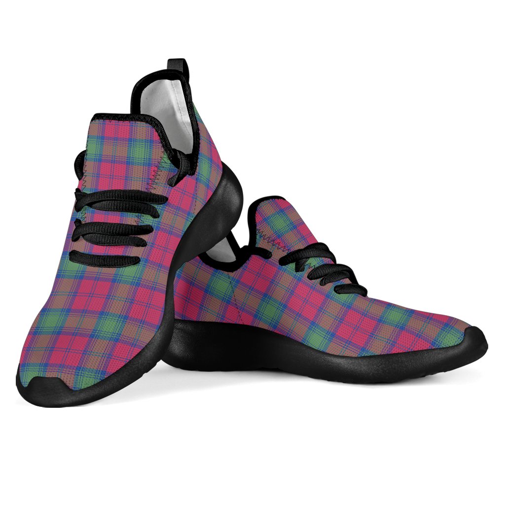 Lindsay Ancient Tartan Plaid Mesh Knit Sneakers