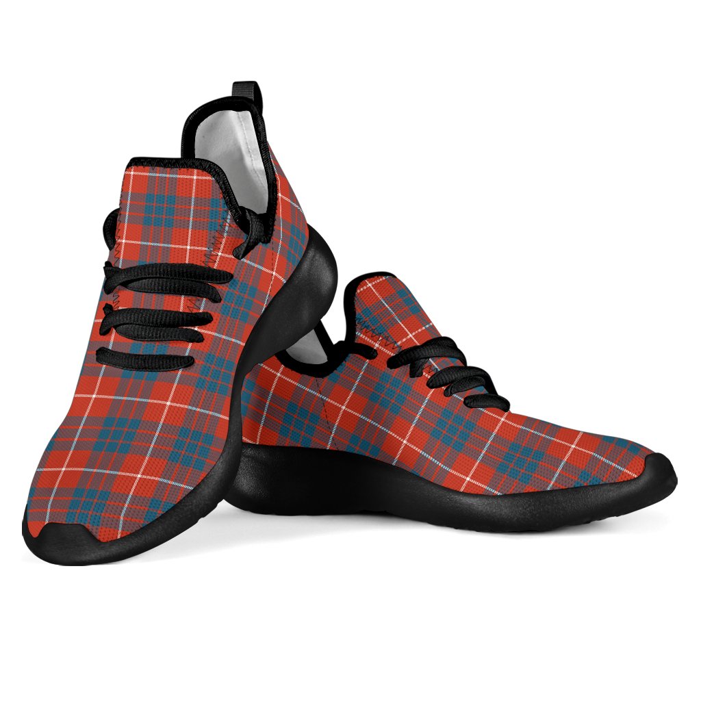 Hamilton Ancient Tartan Plaid Mesh Knit Sneakers