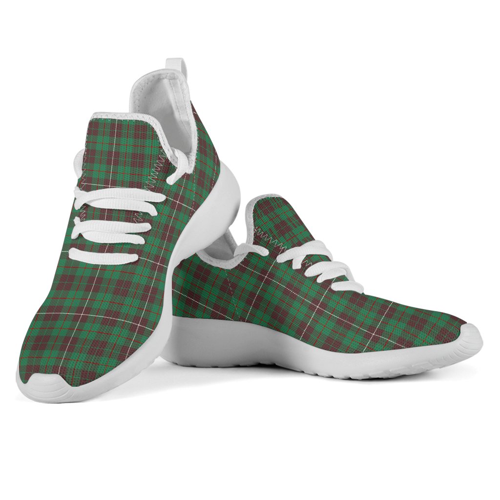 MacKinnon Hunting Ancient Tartan Plaid Mesh Knit Sneakers