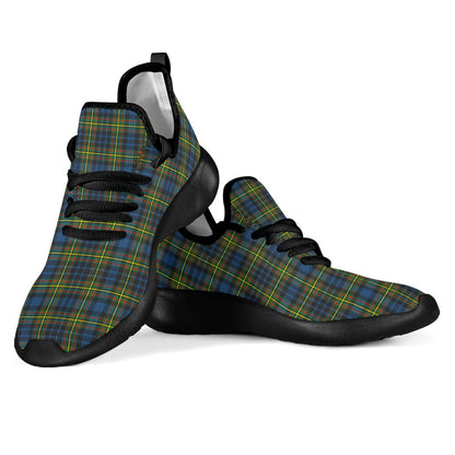 MacLellan Ancient Tartan Plaid Mesh Knit Sneakers