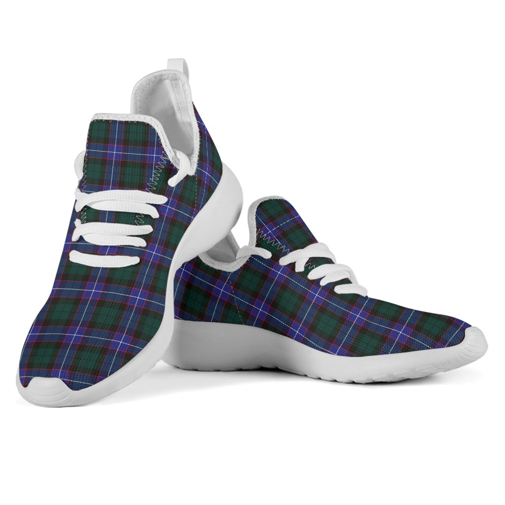 Guthrie Modern Tartan Plaid Mesh Knit Sneakers