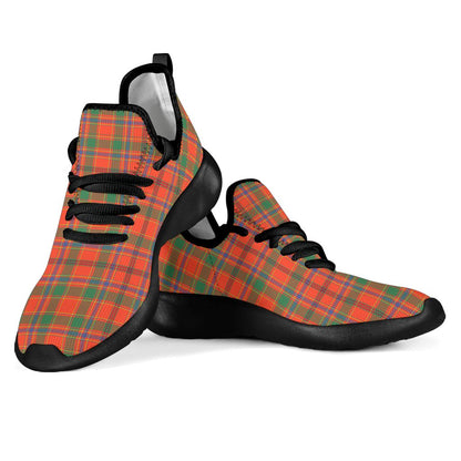 Munro Ancient Tartan Plaid Mesh Knit Sneakers