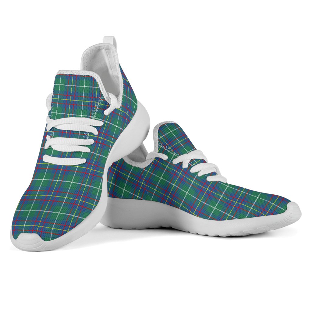 Inglis Ancient Tartan Plaid Mesh Knit Sneakers