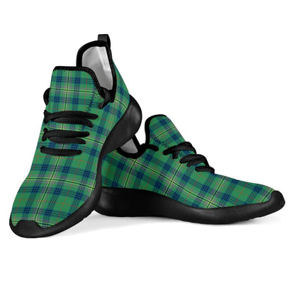 Kennedy Ancient Tartan Plaid Mesh Knit Sneakers