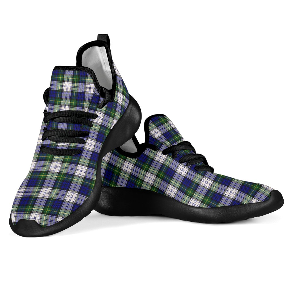 Gordon Dress Modern Tartan Plaid Mesh Knit Sneakers