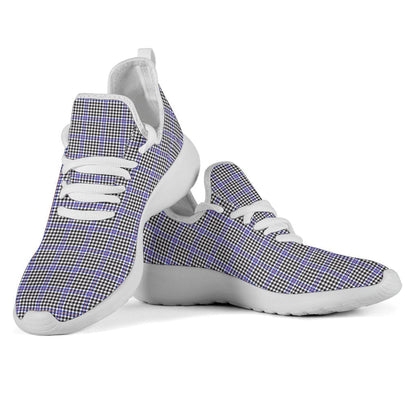 Sir Walter Scott Tartan Plaid Mesh Knit Sneakers