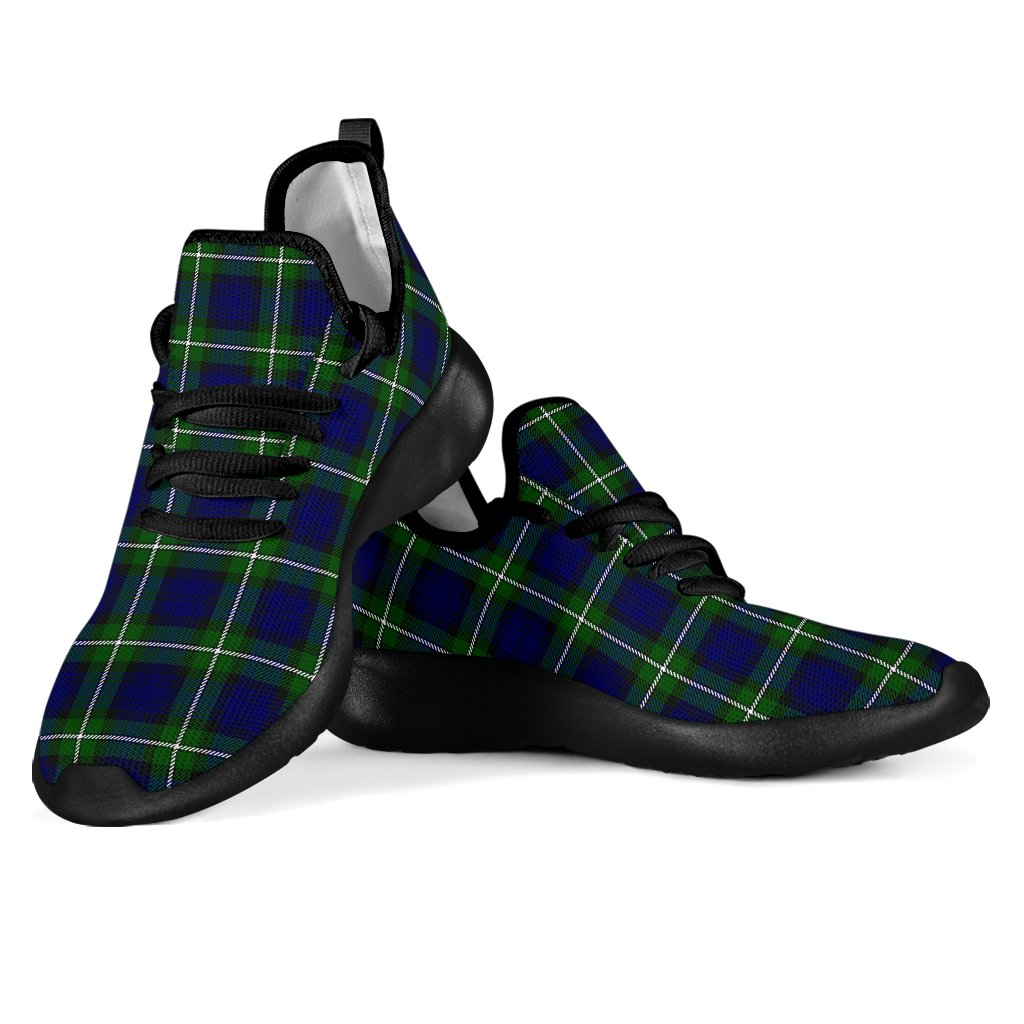 Forbes Modern Tartan Plaid Mesh Knit Sneakers