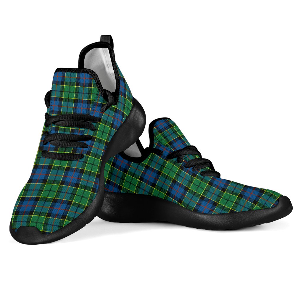 Forsyth Ancient Tartan Plaid Mesh Knit Sneakers