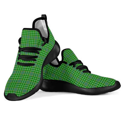 Currie Tartan Plaid Mesh Knit Sneakers