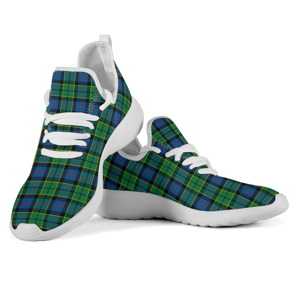 Forsyth Ancient Tartan Plaid Mesh Knit Sneakers