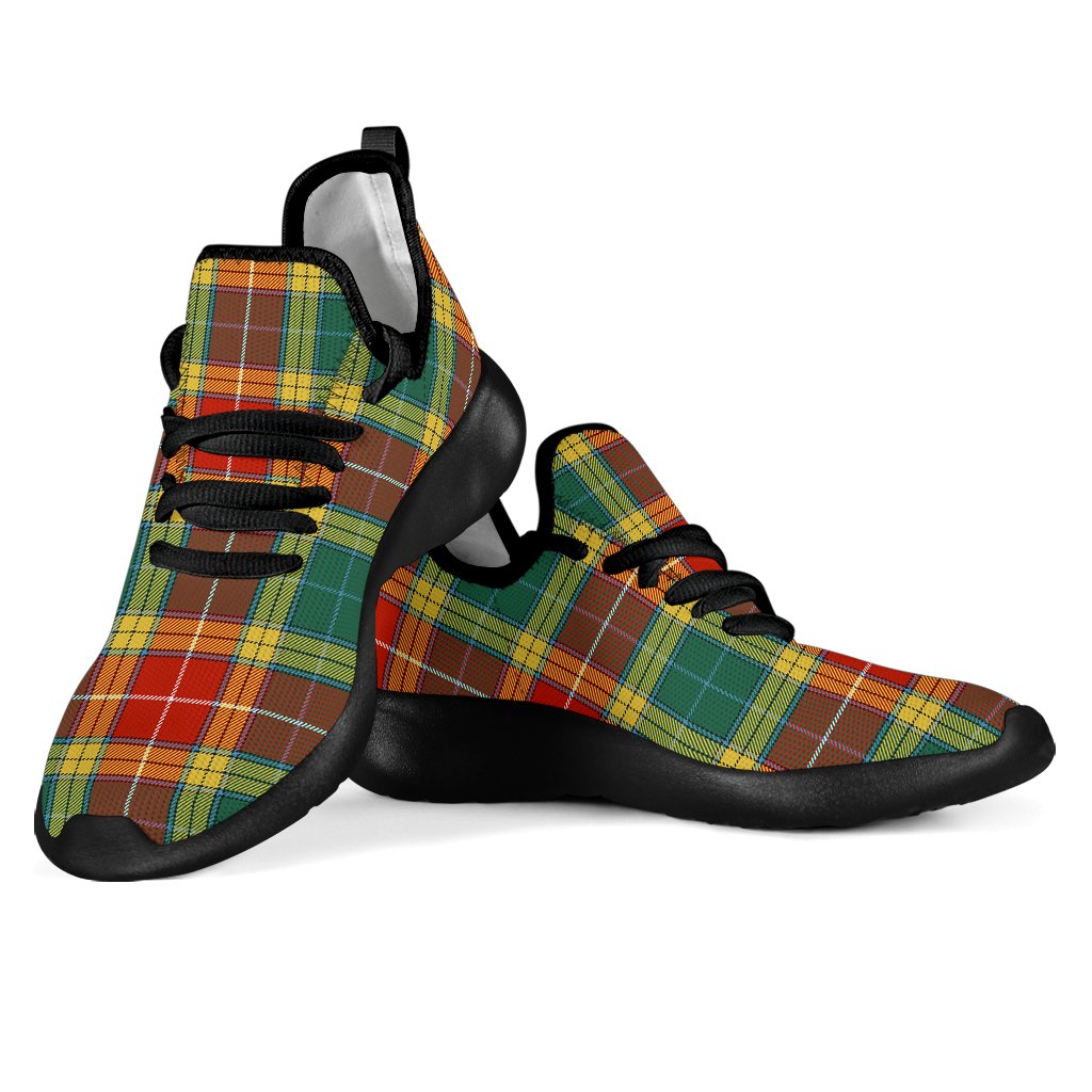 Buchanan Old Sett Tartan Plaid Mesh Knit Sneakers