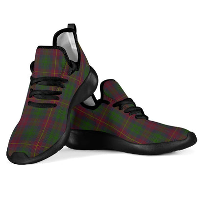 Cairns Tartan Plaid Mesh Knit Sneakers